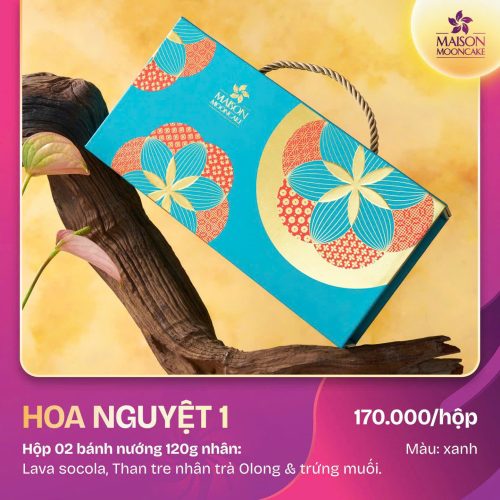 Hoa Nguyệt 1 (Màu xanh)