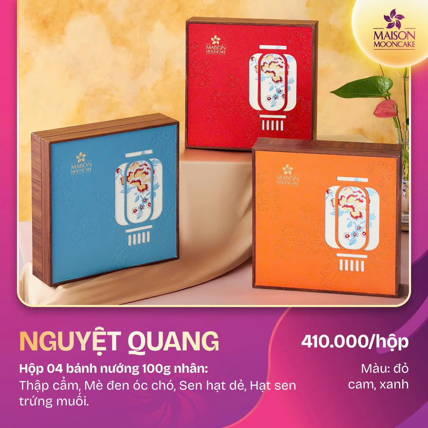 Nguyệt Quang (Đỏ, Cam, Xanh)