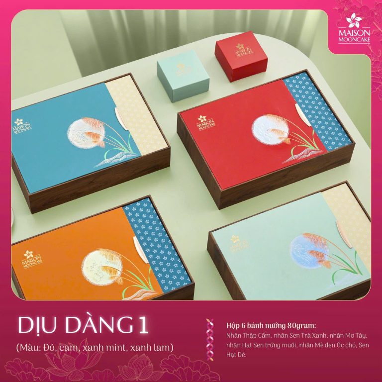 Dịu Dàng 1 (Đỏ, Cam, Xanh Dương, Xanh Nhạt)