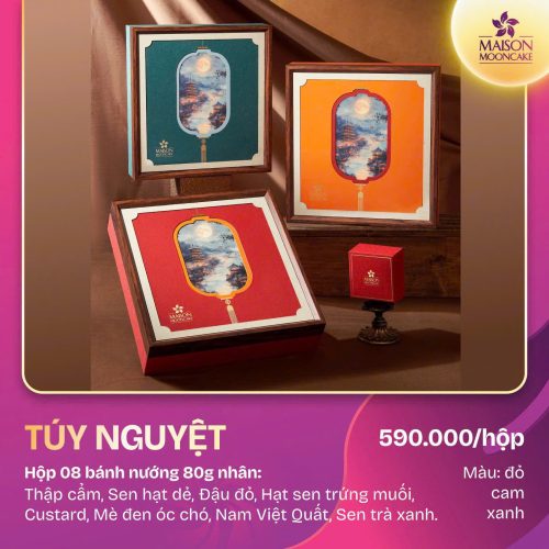 Túy Nguyệt (Đỏ, Cam, Xanh)