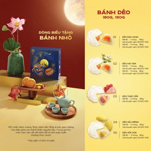 DÒNG BIẾU TẶNG BÁNH NHỎ