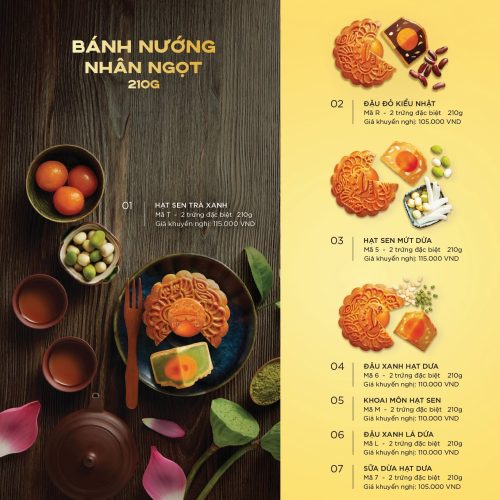 BÁNH NƯỚNG NHÂN NGỌT