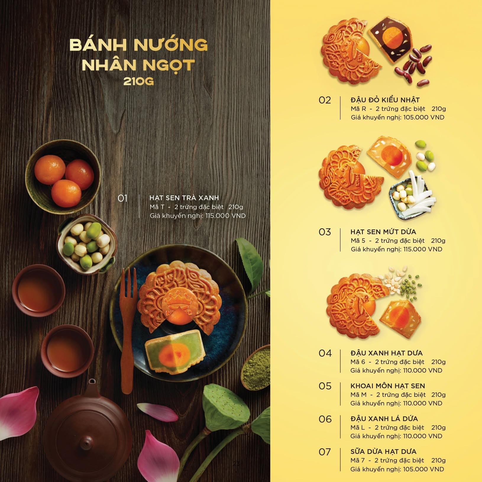 BÁNH NƯỚNG NHÂN NGỌT