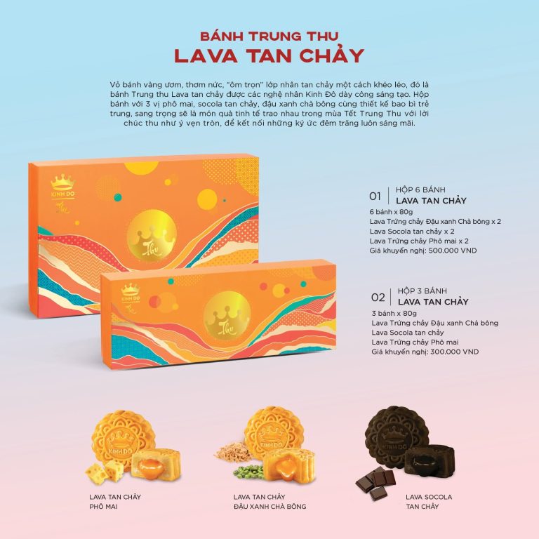 HỘP 3 BÁNH LAVA TAN CHẢY