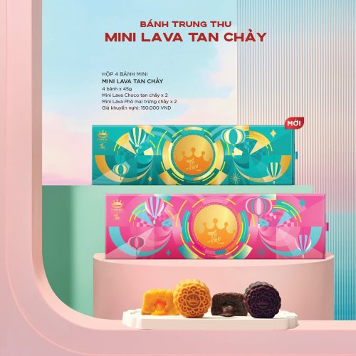 HỘP 4 BÁNH MINI MINI LAVA TAN CHẢY