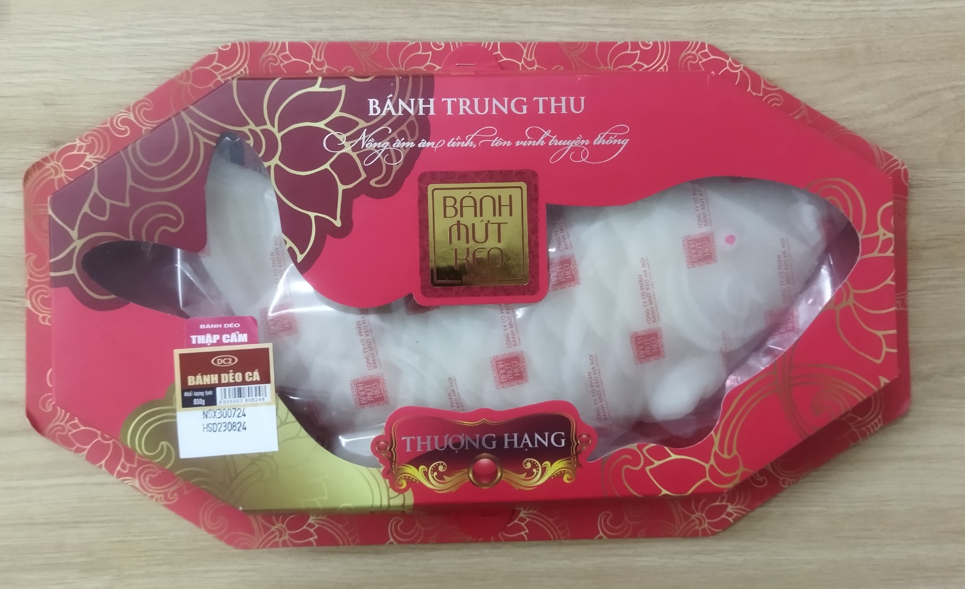 Bánh Cá dẻo 850g | Bánh trung thu Hà Nội – Hanobaco 2026