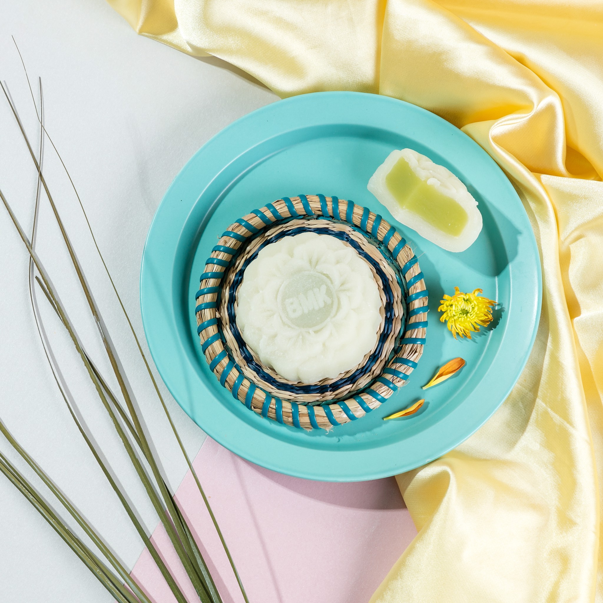 Dẻo đậu xanh lá dứa 1 trứng 200g | Bánh trung thu Hà Nội – Hanobaco 2026
