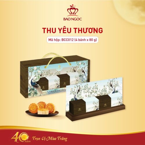 Hộp Bánh Trung Thu Cao Cấp Thu Yêu Thương | Bảo Ngọc