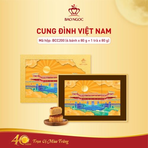 Hộp Bánh Trung Thu Cao Cấp Cung Đình Việt Nam | Bảo Ngọc