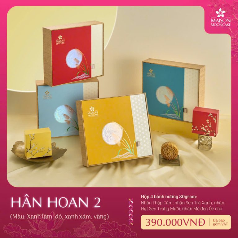 Hân Hoan 1 (Màu xanh lam, đỏ, xanh xám, vàng)