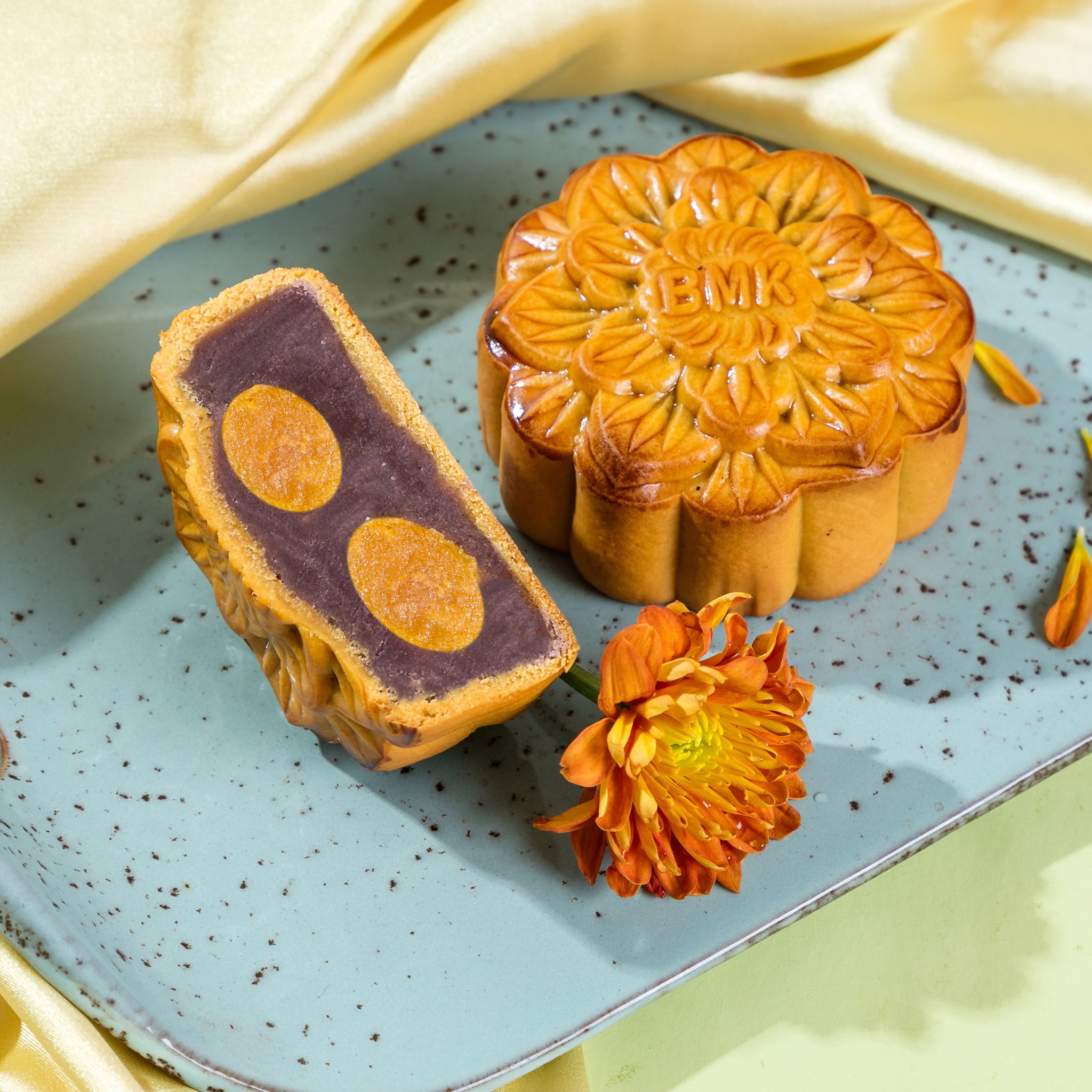 Nướng Khoai môn 2 Trứng 210g | Bánh trung thu Hà Nội – Hanobaco 2026