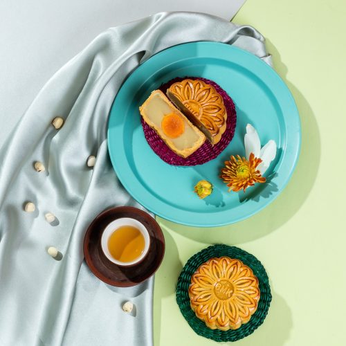 Nướng Sen trà xanh 1 Trứng 150g | Bánh trung thu Hà Nội – Hanobaco 2026